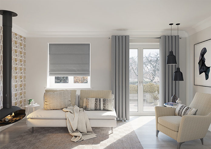 Erin, Zinc - Roman Blind - Image 8